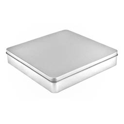 Blechdosen bedrucken: Praline Quadrat Silverglow, Art. 3001